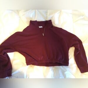 Garage cropped zip sweatshirt L Excellent condition